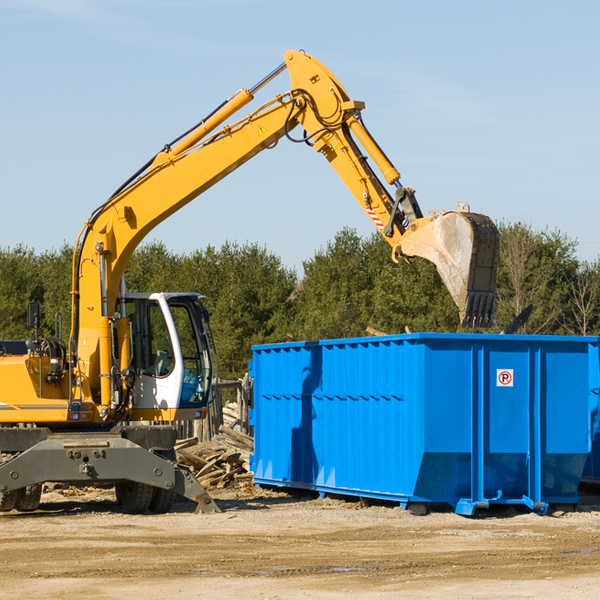 how many times can i have a residential dumpster rental emptied in Peterson